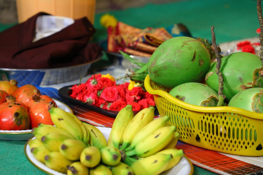 Photo local fruit and vegetables in belize